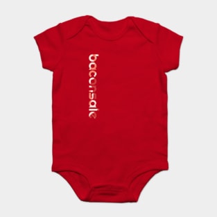 Vertical Bacon Print Baconsale Baby Bodysuit